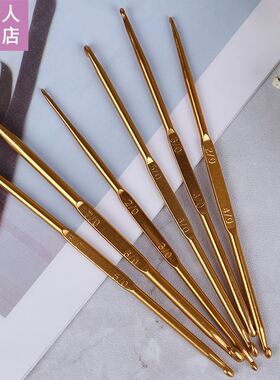 2/6Pcs/Set Weave Craft Sweater Knitting Metal Handle Craft N