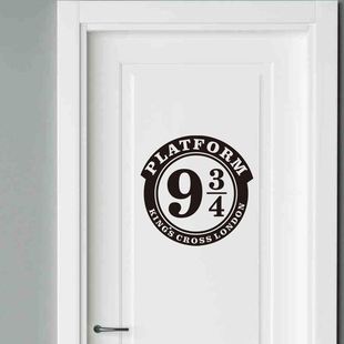 Wall Sticker Background Wall Decals Mural Removable 9 and 3/