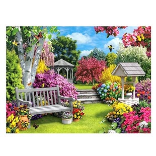DIY Diamond Painting Garden Scenery Diamond Embroidery