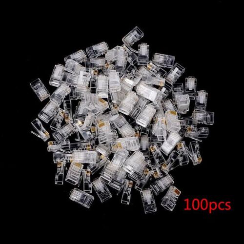 Gold plated RJ45 Net Network Modular Plug Cat5 CAT5e Connect