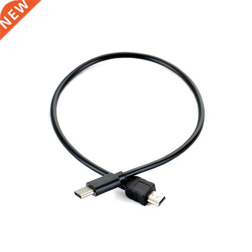 1Pcs 30cm USB Type C 3.1 Male To Mini USB 5 Pin B Male Plug