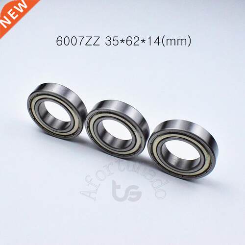 1pcs 6007ZZ 35*62*14(mm) free shipping chrome steel Metal S