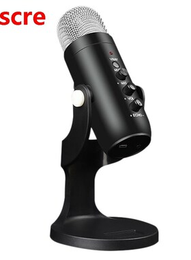 USB Condenser Microphone for PC/Micro/Mac/Android with Noise