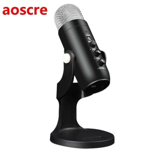 USB Condenser Microphone for PC/Micro/Mac/Android with Noise