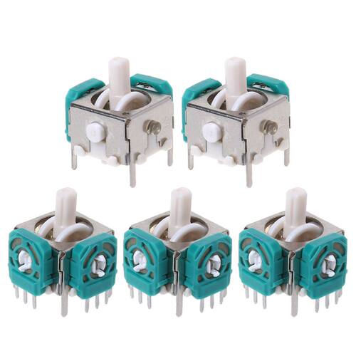 5PCS 3D Analog Joysticks Sensor Module Stick Replacement Rep