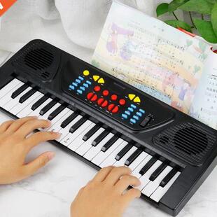 37 key children's electronic organ toy with microphone
