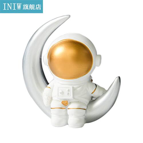 Moon Spaceman Model Space Theme Home Ornaments Car Interior