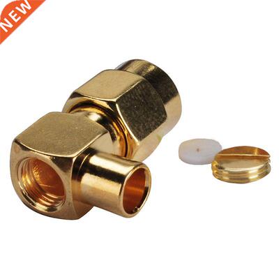 20x SMA male plug right angle 90 deg Semi Rigid cale RG402.