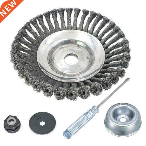 8 Inches Steal Wire Brush Cutter Trimmer Head Replacement Ga