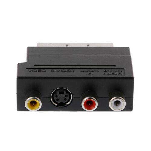 SCT Adaptor AV Block To 3 Phono Composite or S-Video With