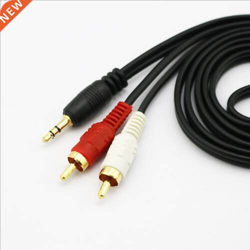 100 pcs a lot Pure copper 1.5m to RCA male 3.5mm to Dual Lot