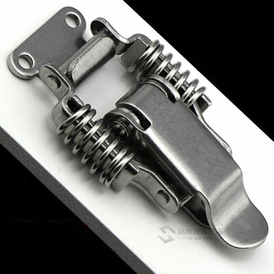 s/L iron double spring buckle ,Wooden box Toolbox ,Heavy dut