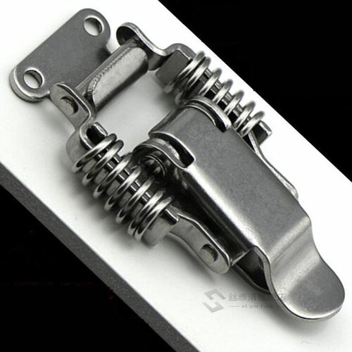 s/L iron double spring buckle ,Wooden box Toolbox ,Heavy dut