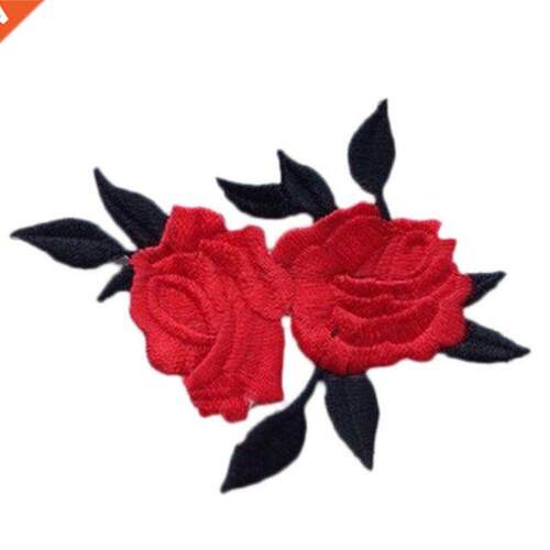 1 PCS Sew On Patch Craft Sewing Repair Embroidered Double He
