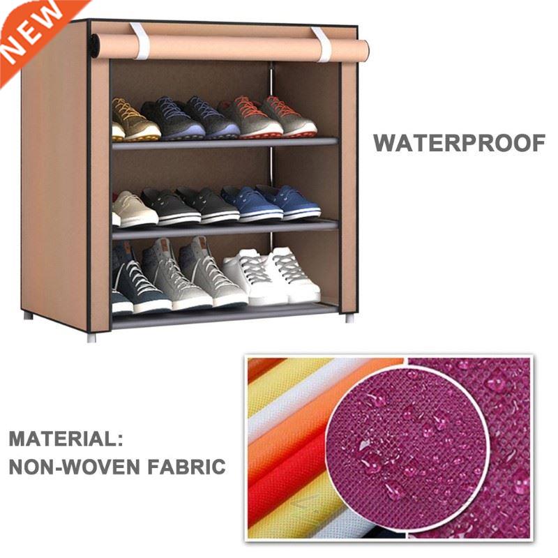 multiple styles Dustproof Home Shoe Rack Size Non-Woven Mult