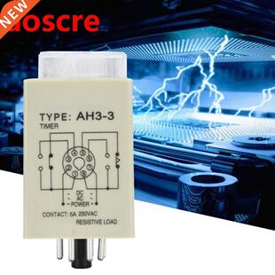 AH3-3 Time Relay 10S 8 Pins Timer Din-Rail Method for Indust