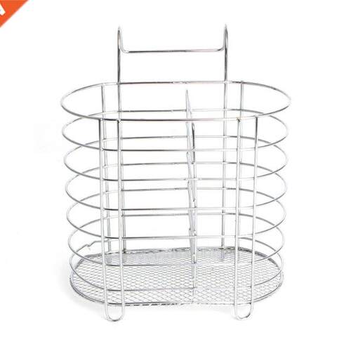 Metal Hanging Tableware Drain Rack Chopsticks Spoon Storage