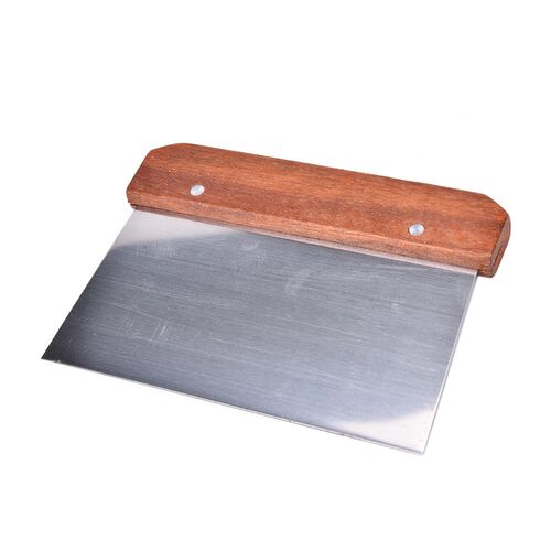 Wood Handle Stainless Steel Pastry Chopper Baking Pasta Spat