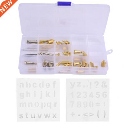 57pcs Wood Burning Pen Tip Stencil Set Soldering Pyrogrphy
