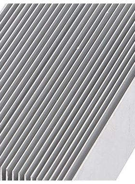 Aluminum Heat Radiator Heatsink Cooling Fin 150x69x37mm Silv