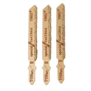 3pcs T150 Carbide Grit Grain Shank Jigsaw
