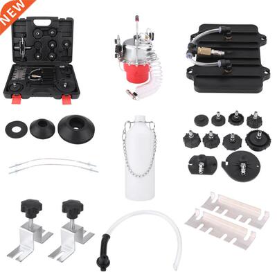 Pneumatic Pressure Bleeder Tools Kit Fluid Hose Tank With Pr