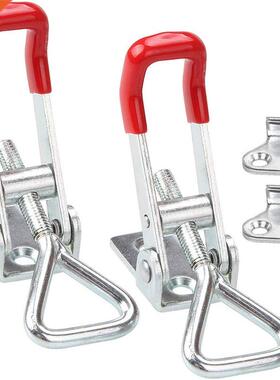 8-Piece Metal Toggle Latch, 360Lbs Adjustable Toggle Clip, H