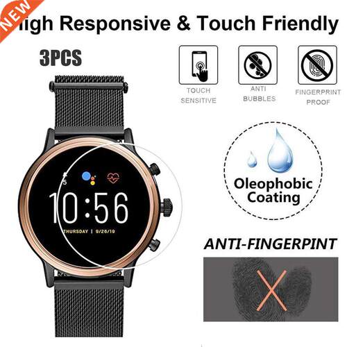 1/3PCS Tempered Glass Screen Protector for Fossil Gen5 Q Sma