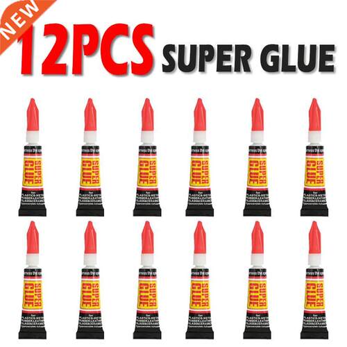3-12pcs Liquid Super Glue Wood Rubber Metal Glass Cyanoacryl