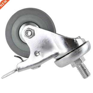 Heavy Duty Swivel Bolt Castor Wheels with Brakes (50mm, Pack