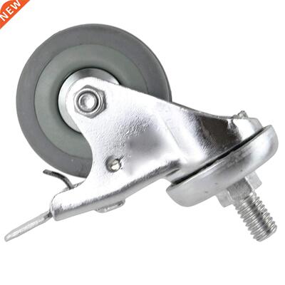 Heavy Duty Swivel Bolt Castor Wheels with Brakes (50mm, Pack