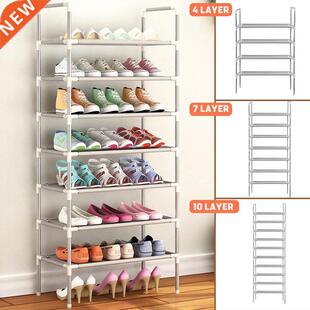 4/7/10 Ter Shoe Rack Multlayer Non-Woven Fabrc Dustproof