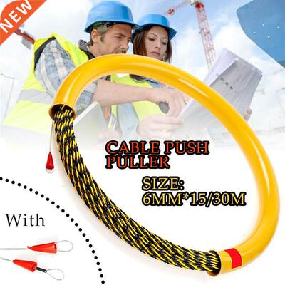 6mm 15/30M Cable Wire Puller Rodder Conduit Snake Cable Inst