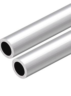 6063 Aluminum Round Tube 300mm Length 20mm OD 14mm Inner Dia