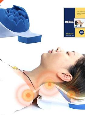 Blue Sponge Neck Pillow Relieves Tightness and Soreness Ther