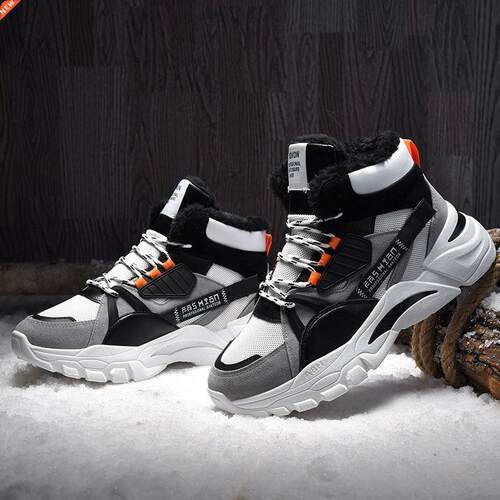 Brand Winter Boots Men Warm nd Casual Men High Top Shoes Com