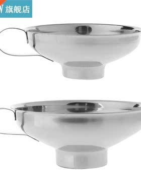 Very Popular 2 Size Stainless Steel Wide Mouth Canning Funne