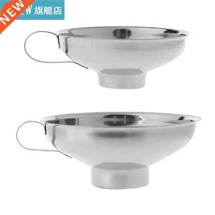 Very Popular 2 Size Stainless Steel Wide Mouth Canning Funne