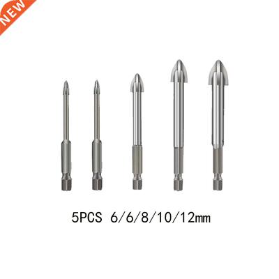 5pcs Universal Drilling Tool Cemented Carbide Drill Bit Cera