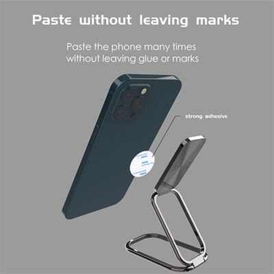 Phone Holder Folding Mobile Phone Stand 60-Degree Rotating