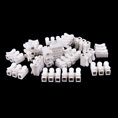 20 Pieces CH- Spring Wire Connectors Electrical Cable Clamp