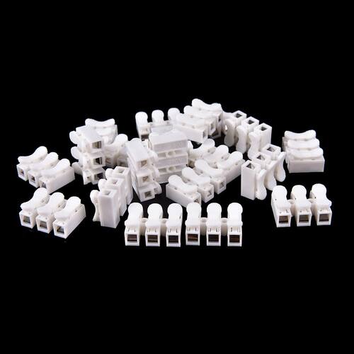 20 Pieces CH- Spring Wire Connectors Electrical Cable Clamp