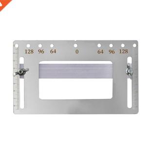 Stainless Steel Door Furniture Handle Punch Locator Template