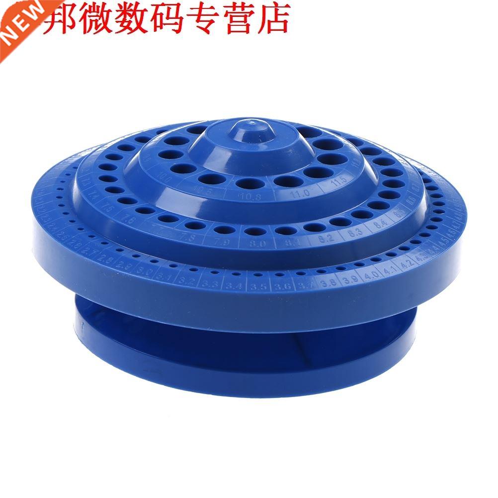 Ronde Vorm Harde Boor Opbergtas-Blauw