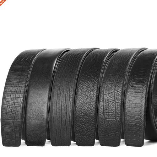New Luxury No Buckle Belt Brand Belt Men High Quality Male G