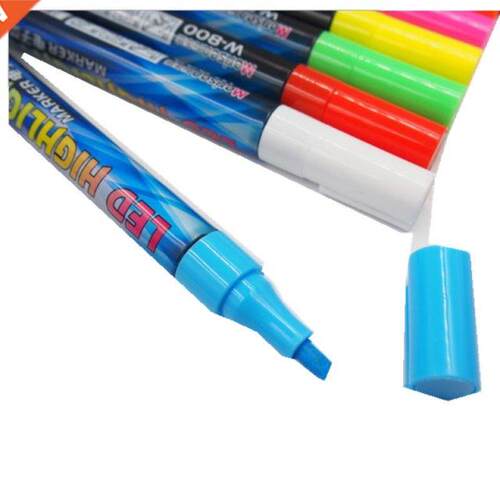 2021 New 1Pc LED Highlighter Marks Pen Queen Bee Marker Pen