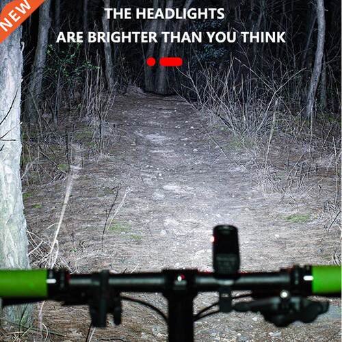 1000LM 2*T6 Strong light bicycle lamp USB recharable Powe