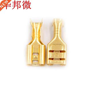 100 pcs femelle sertissa Terminal connecteur or laiton voi