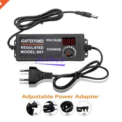 Adjustable AC to DC V-12V V-24V 9V-24V Universal adapter w