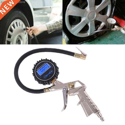 Digital Tire Inflator with Pressure Gauge , Hose and Chuck C